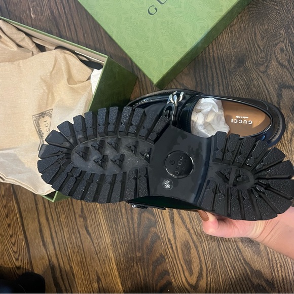 Gucci Loafers in Size 38.5 - Jeanne Moc Toe Platform Loafer. - Picture 6 of 13